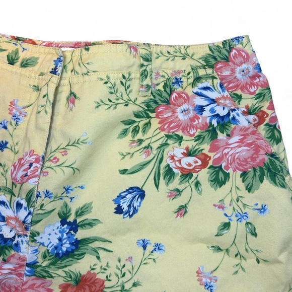 Vintage Floral Shorts Size 14– Cottagecore /Grannycore - Picture 3 of 9